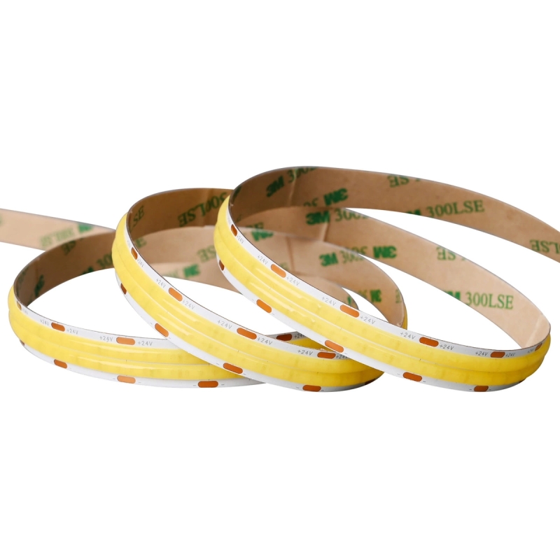 Taśma LED proCOB 24V DOUBLE DUAL Dwurzędowe COB 25m 3000K ULLS49