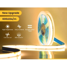 Taśma LED proCOB 24V DOUBLE DUAL Dwurzędowe COB 25m 4000K ULLS50