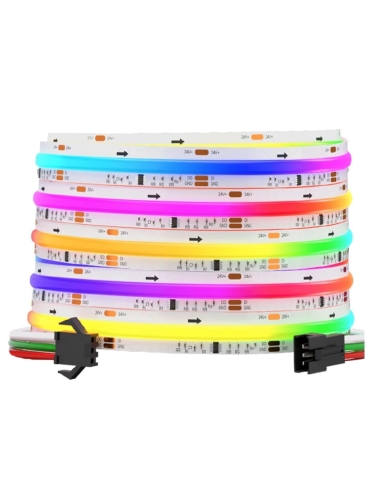 Taśma LED Cyfrowa RGB 24V COB 10W 420LED SPI DIGITAL ULLS42