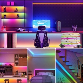 Taśma LED Cyfrowa RGB 24V COB 10W 420LED SPI DIGITAL ULLS42