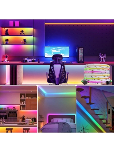 Taśma LED Cyfrowa RGB 24V COB 10W 420LED SPI DIGITAL ULLS42