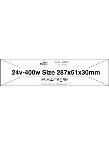 Zasilacz Ultra Slim 24V 400W 16.5A IP43 ULDR31