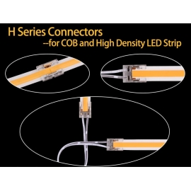 ZŁĄCZKA DO TAŚM LED COB MONO 8mm dwustronna z przewodem EC79194 ULAC311