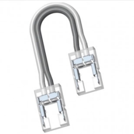 ZŁĄCZKA DO TAŚM LED COB MONO 8mm dwustronna z przewodem EC79194 ULAC311