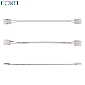 ZŁĄCZKA DO TAŚM LED COB MONO 8mm dwustronna z przewodem EC79194 ULAC311