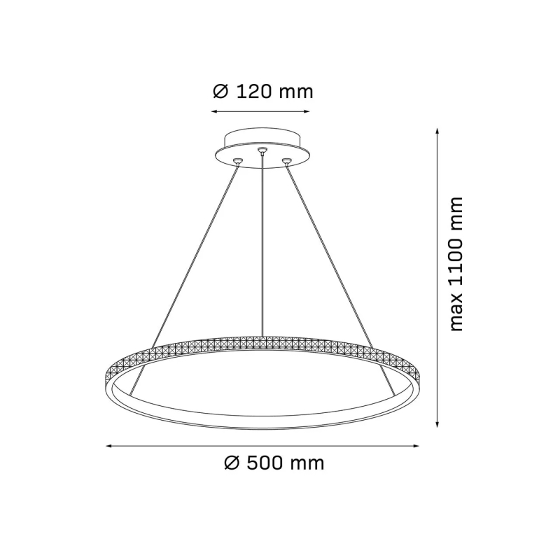 Lampa wisząca DIANA 338204