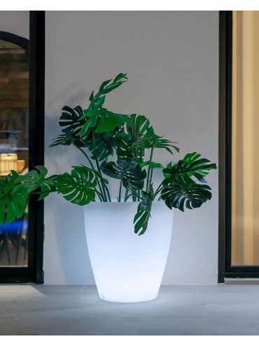 Doniczka solarna LED RGB VIOLETA IP65 3280