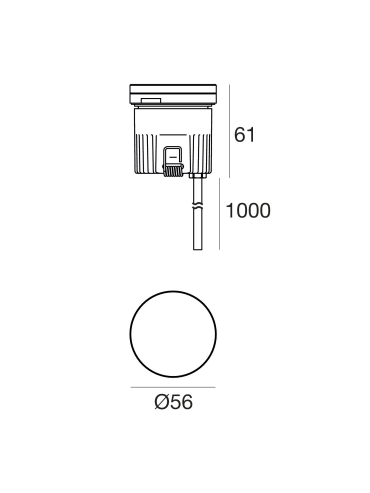 Lampa dogruntowa Orma_F 82660W60