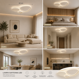 Lampa sufitowa HURON 203519C3-BE