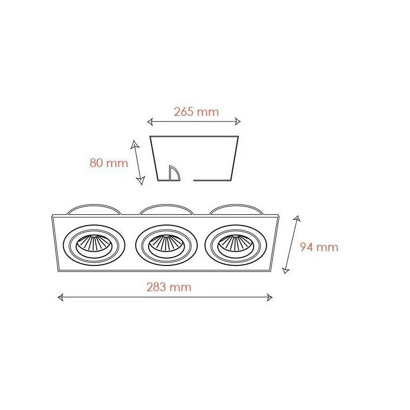 Oprawa sufitowa MINI KATLI 3056
