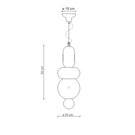 Lampa wisząca BUMBUM C2752