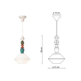 Lampa wisząca LARIAT c2710