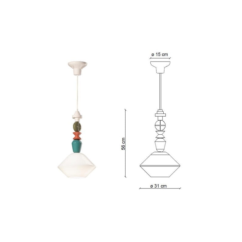Lampa wisząca LARIAT c2710