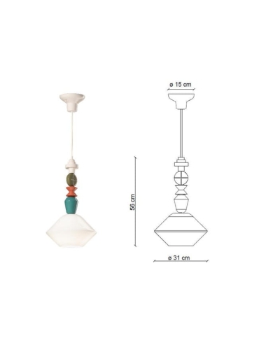 Lampa wisząca LARIAT c2710