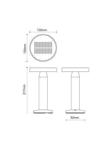 Lampa solarna CARLI DT33611