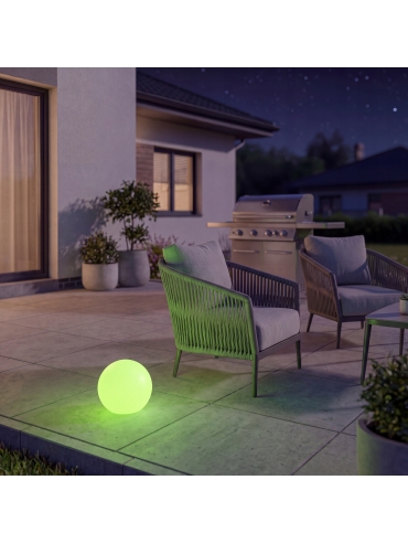 Lampa solarna KULA RGB+PILOT IP65 40CM 7142