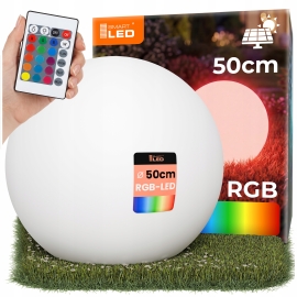 Lampa solarna KULA RGB+PILOT IP65 50CM 7143