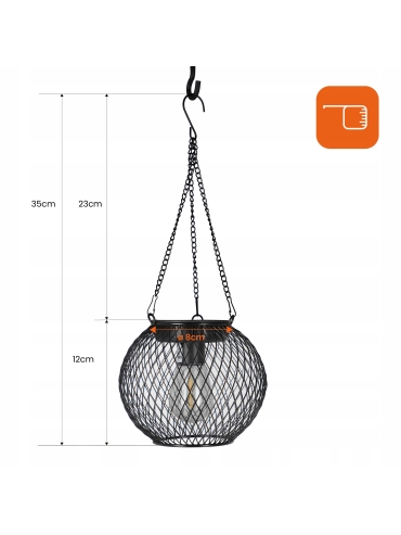 Lampiony solarne LED IP44 (2 SZT) 5923