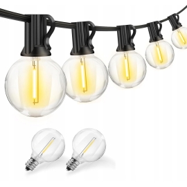 Girlanda ogrodowa 10M 15xE12 + PILOT IP65 4461