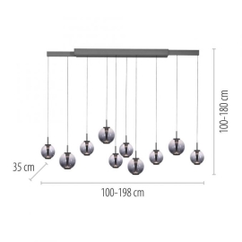 Lampa wisząca PURE E-INFINITY 2221-15