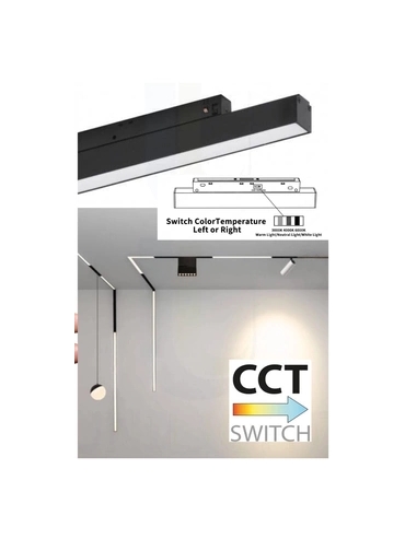 OPRAWA MAGNETYCZNA 30CM 12W 4000K CZARNA 10008