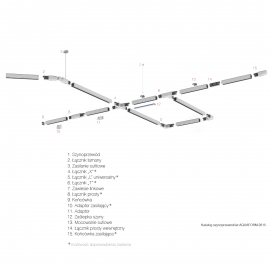 Zawiesie Linkowe TRACK U-1 białe 900013 / STSHM00W