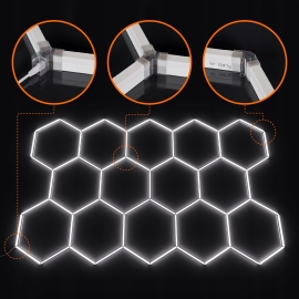 Hexagon do garażu LED 570W 5000K 5421