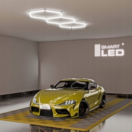 Hexagon do garażu LED 128W 6000K 5433