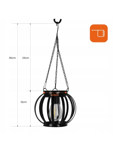 Lampiony solarne LED IP44 (2 SZT) 5924