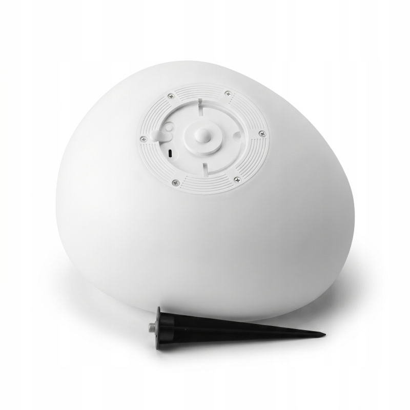 Lampa solarna KULA/KAMIEŃ LED RGB+PILOT 32CM 7144