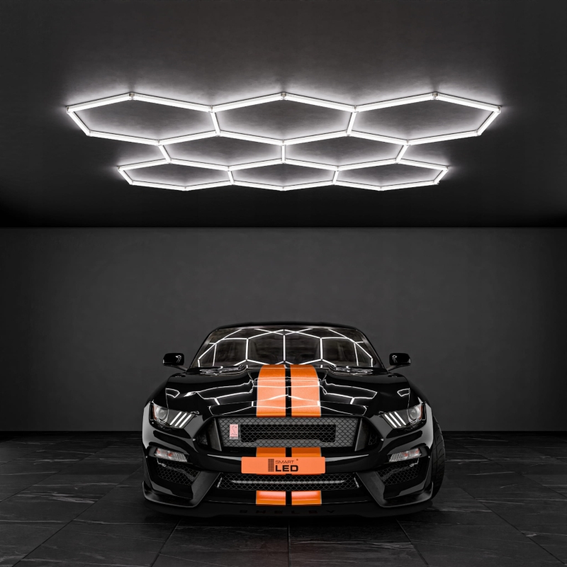 Hexagon do garażu LED 280W 6500K 5402