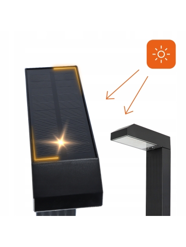 Słupki solarne LED CCT IP65 (ZESTAW 2SZT) 5743