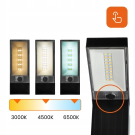 Słupki solarne LED CCT IP65 (ZESTAW 2SZT) 5743