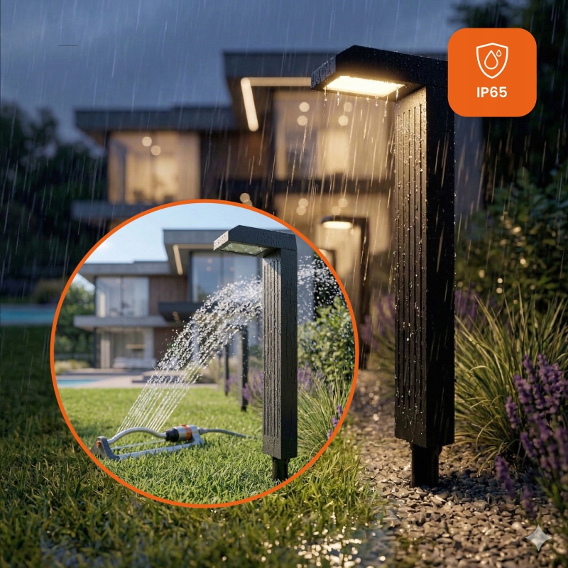 Słupki solarne LED CCT IP65 (ZESTAW 2SZT) 5743