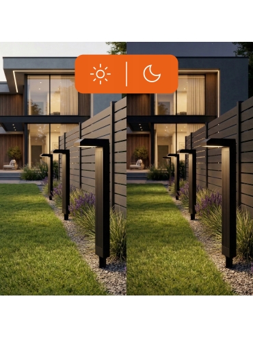 Słupki solarne LED CCT IP65 (ZESTAW 2SZT) 5743