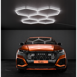 Hexagon do garażu LED 192W 6500K 5400