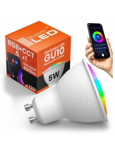 Żarówka LED GU10 RGB CCT 5W TUYA SMART